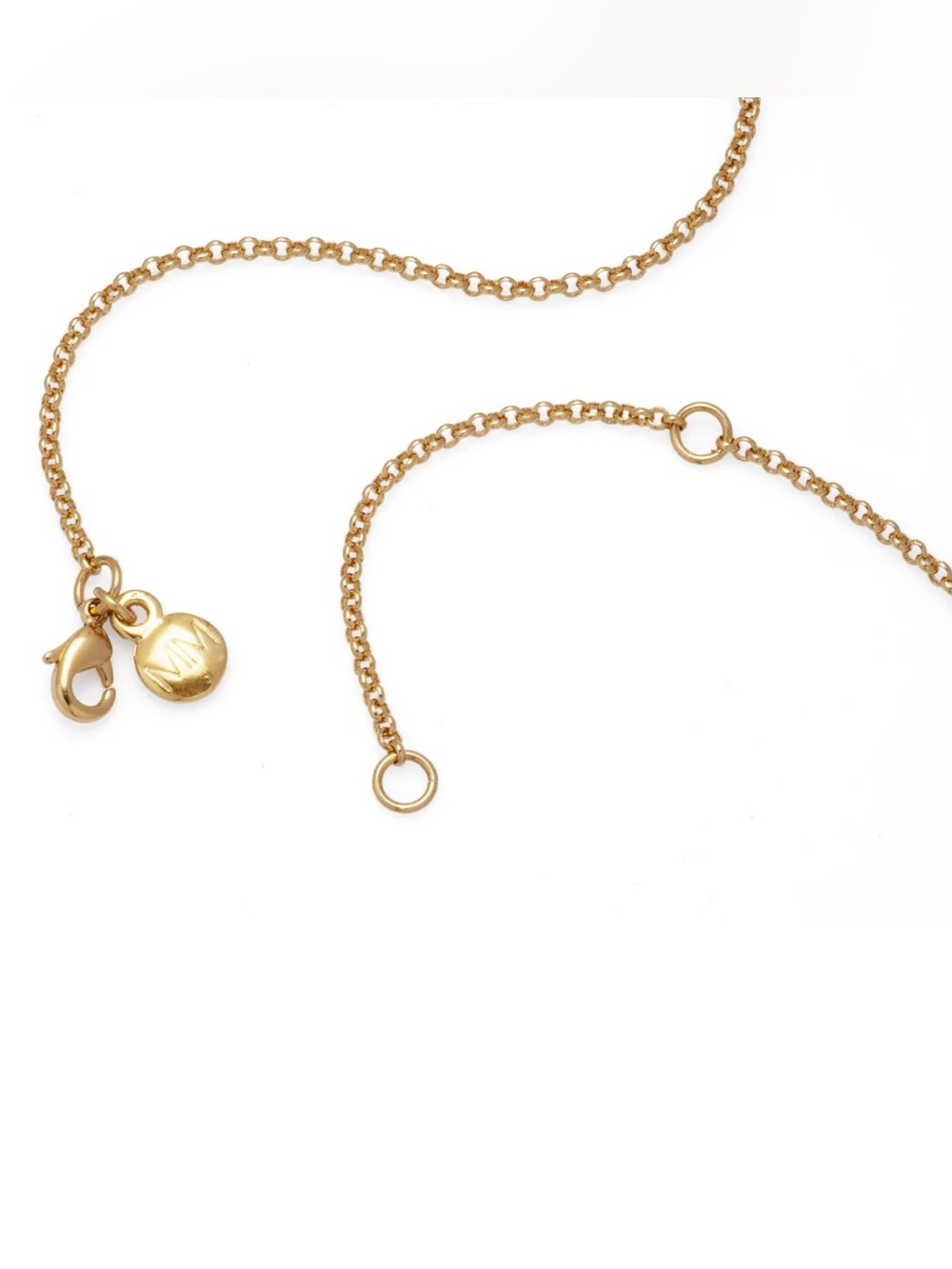 M - Initial Turquoise Bubble Initial Necklace by Mayamar - Picture 4 of 6
